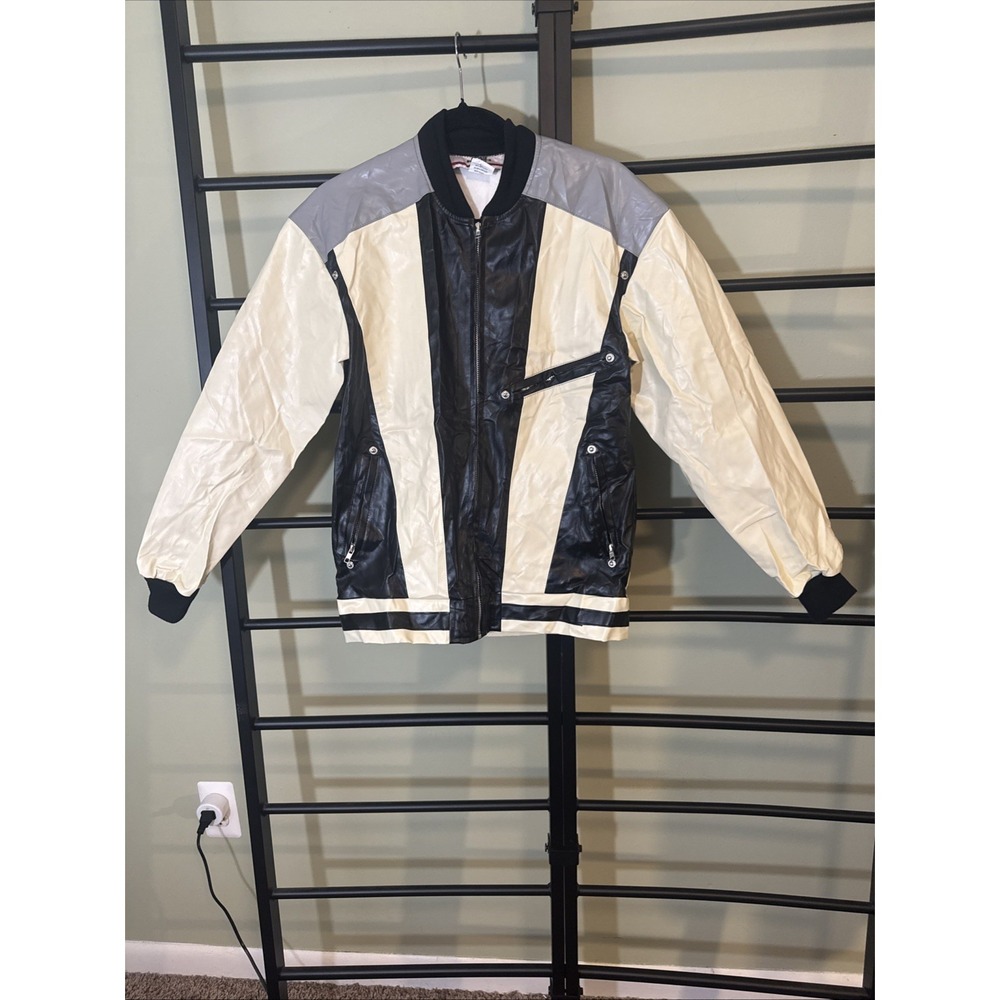 Ferris Buellers Day Off Jacket Mens S Faux Leather Matthew Broderick‎ Movie READ
